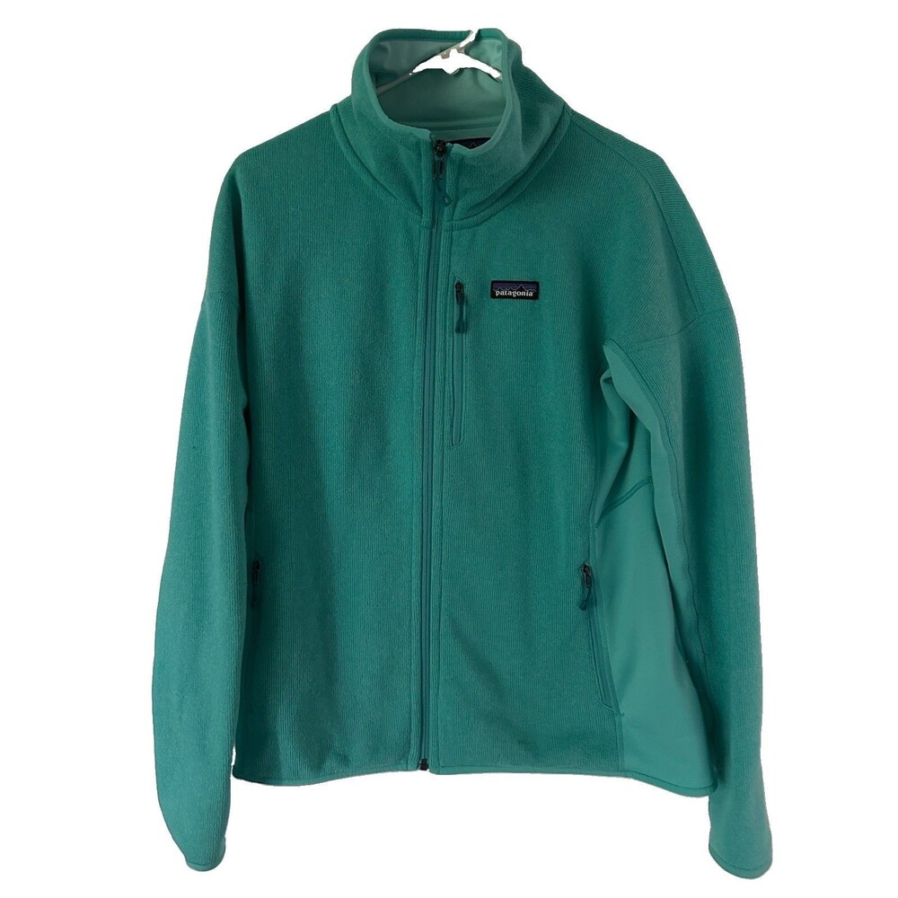 Patagonia Better Sweater Women’s Size L Teal Full Zip Jacket 25541FA13